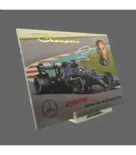 2021 AMPIR Formula Champions #FC-2020 Lewis Hamilton Super Script Autograph | AMPIR Trading Cards