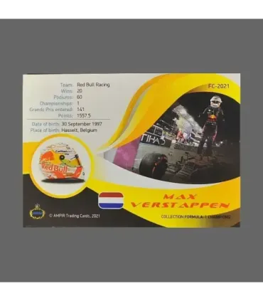 2021 AMPIR Formula Champions #FC-2021 Max Verstappen Super Script Autograph | AMPIR Trading Cards