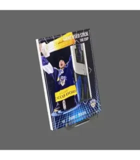 2024/25 AMPIR Game Used Stick The Cup #NLC02-2 Fabrice Herzog (EV Zug)  | AMPIR Trading Cards