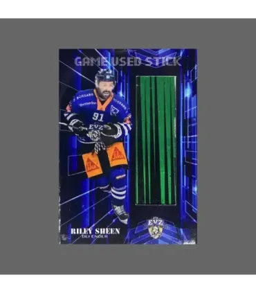 2024/25 AMPIR Game Used Stick #NLS39-1 Riley Sheen (EV Zug)  | AMPIR Trading Cards