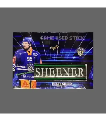2024/25 AMPIR Game Used Stick #NLS39-3 Riley Sheen (EV Zug) 1 of 1 | AMPIR Trading Cards