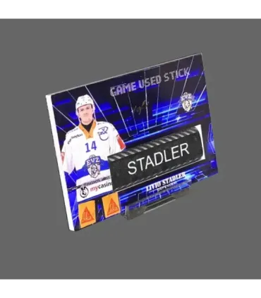 2024/25 AMPIR Game Used Stick #NLS40-3 Livio Stadler (EV Zug) 1 of 1 | AMPIR Trading Cards