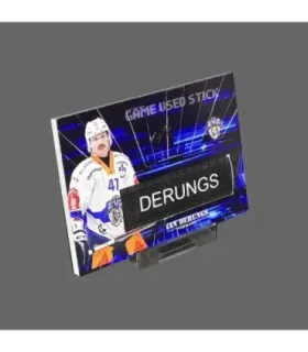 2024/25 AMPIR Game Used Stick #NLS41-3 Ian Derungs (EV Zug) 1 of 1 | AMPIR Trading Cards
