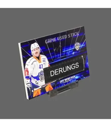 2024/25 AMPIR Game Used Stick #NLS41-3 Ian Derungs (EV Zug) 1 of 1 | AMPIR Trading Cards