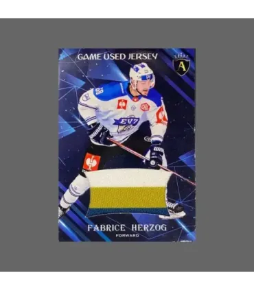 2023/24 AMPIR Jersey Hockey #JER04 Fabrice Herzog (EV Zug)  | AMPIR Trading Cards