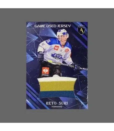 2023/24 AMPIR Jersey Hockey #JER08 Reto Suri (EV Zug)  | AMPIR Trading Cards
