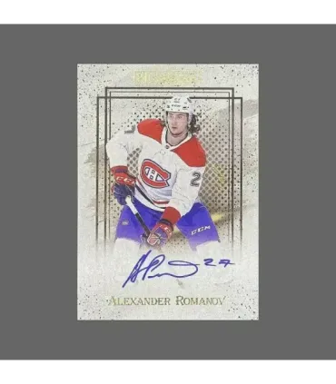 2020/21 AMPIR Russian Star #RC08-2 Alexander Romanov (Montreal Canadiens)  RC autograph 1 of 1 | AMPIR Trading Cards