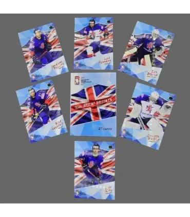 2021 AMPIR IIHF World Championship   Team GREAT BRITAIN SET (27 cards) | AMPIR Trading Cards