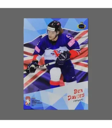 2021 AMPIR IIHF World Championship #GBR03 Ben Davies (Team Great Britain)  | AMPIR Trading Cards