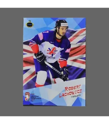 2021 AMPIR IIHF World Championship #GBR04 Robert Lachowicz (Team Great Britain)  | AMPIR Trading Cards