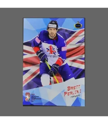 2021 AMPIR IIHF World Championship #GBR06 Brett Perlini (Team Great Britain)  | AMPIR Trading Cards