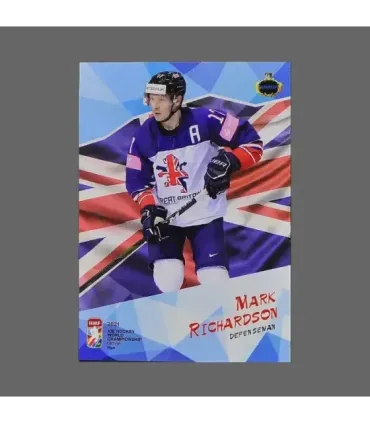 2021 AMPIR IIHF World Championship #GBR11 Mark Richardson (Team Great Britain)  | AMPIR Trading Cards