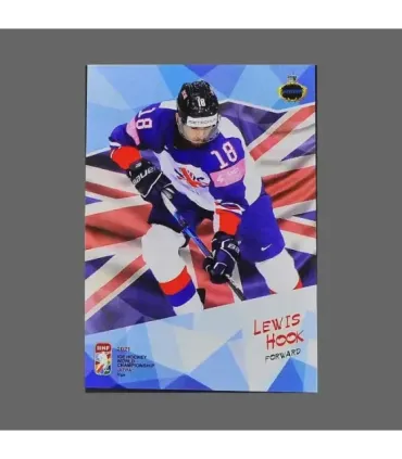 2021 AMPIR IIHF World Championship #GBR12 Lewis Hook (Team Great Britain)  | AMPIR Trading Cards