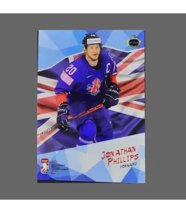 2021 AMPIR IIHF World Championship #GBR14 Jonathan Phillips (Team Great Britain)  | AMPIR Trading Cards