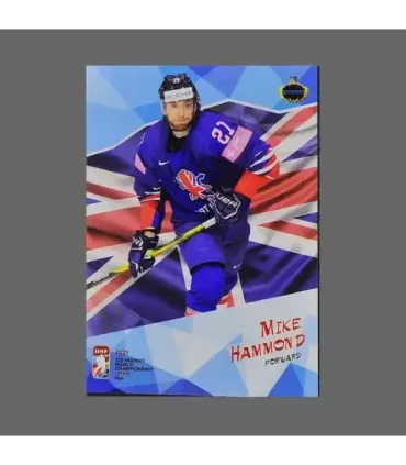 2021 AMPIR IIHF World Championship #GBR15 Mike Hammond (Team Great Britain)  | AMPIR Trading Cards