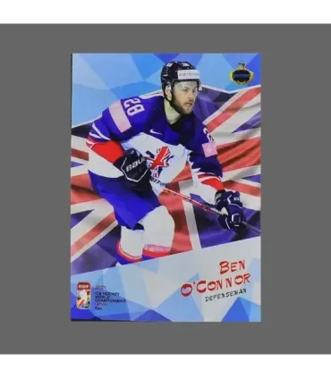 2021 AMPIR IIHF World Championship #GBR18 Ben Oconnor (Team Great Britain)  | AMPIR Trading Cards