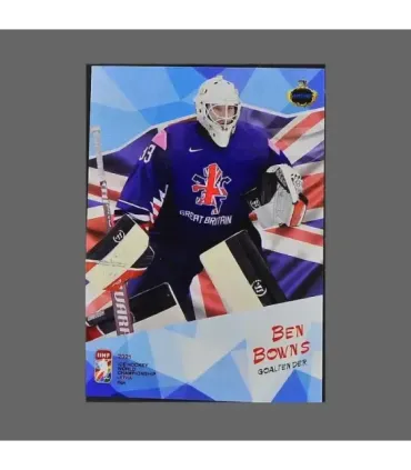 2021 AMPIR IIHF World Championship #GBR19 Ben Bowns (Team Great Britain) GK | AMPIR Trading Cards