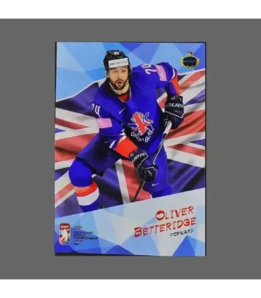 2021 AMPIR IIHF World Championship #GBR25 Oliver Betteridge (Team Great Britain)  | AMPIR Trading Cards