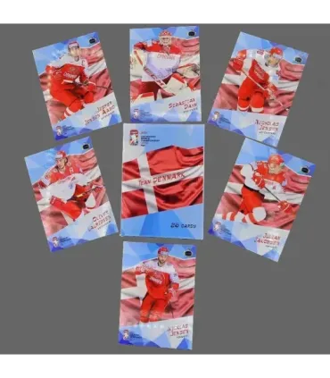 2021 AMPIR IIHF World Championship   Team DENMARK SET (26 cards) | AMPIR Trading Cards