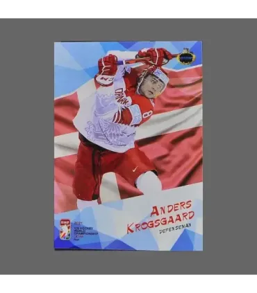 2021 AMPIR IIHF World Championship #DEN02 Anders Krogsgaard (Team Denmark)  | AMPIR Trading Cards