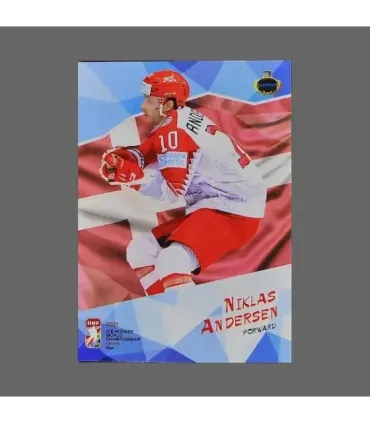 2021 AMPIR IIHF World Championship #DEN03 Niklas Andersen (Team Denmark)  | AMPIR Trading Cards