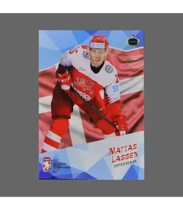 2021 AMPIR IIHF World Championship #DEN05 Matias Lassen (Team Denmark)  | AMPIR Trading Cards