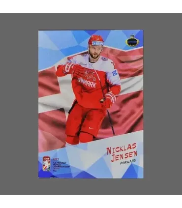 2021 AMPIR IIHF World Championship #DEN06 Nicklas Jensen (Team Denmark)  | AMPIR Trading Cards