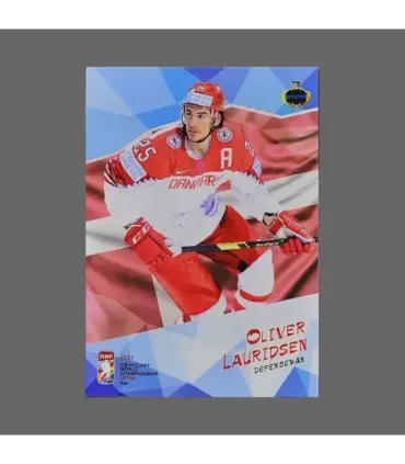 2021 AMPIR IIHF World Championship #DEN08 Oliver Lauridsen (Team Denmark)  | AMPIR Trading Cards