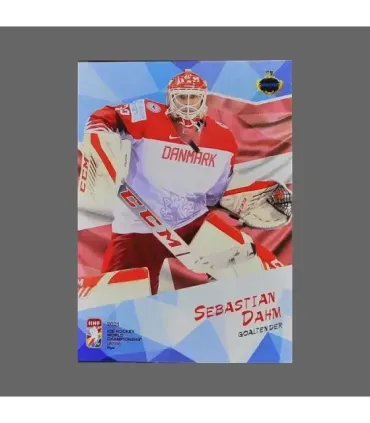 2021 AMPIR IIHF World Championship #DEN11 Sebastian Dahm (Team Denmark) GK | AMPIR Trading Cards