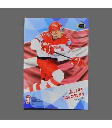 2021 AMPIR IIHF World Championship #DEN12 Julian Jakobsen (Team Denmark)  | AMPIR Trading Cards