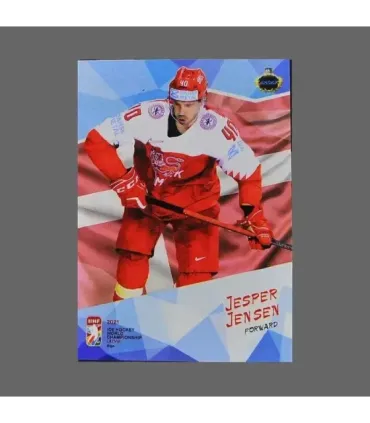 2021 AMPIR IIHF World Championship #DEN14 Jesper Jensen (Team Denmark)  | AMPIR Trading Cards