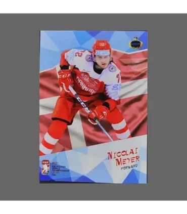 2021 AMPIR IIHF World Championship #DEN20 Nicolai Meyer (Team Denmark)  | AMPIR Trading Cards