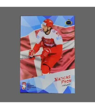 2021 AMPIR IIHF World Championship #DEN21 Mathias From (Team Denmark)  | AMPIR Trading Cards