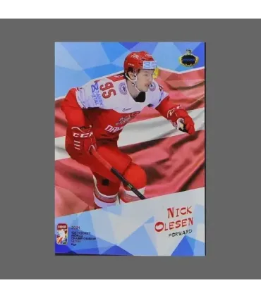 2021 AMPIR IIHF World Championship #DEN23 Nick Olesen (Team Denmark)  | AMPIR Trading Cards