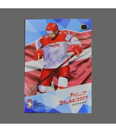 2021 AMPIR IIHF World Championship #DEN24 Phillip Bruggisser (Team Denmark)  | AMPIR Trading Cards