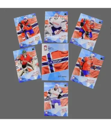 2021 AMPIR IIHF World Championship   Team NORWAY SET (25 cards) | AMPIR Trading Cards