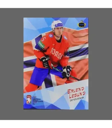 2021 AMPIR IIHF World Championship #NOR01 Erlend Lesund (Team Norway)  | AMPIR Trading Cards