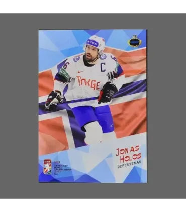 2021 AMPIR IIHF World Championship #NOR02 Jonas Holos (Team Norway)  | AMPIR Trading Cards