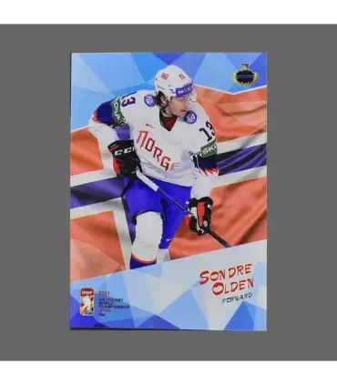 2021 AMPIR IIHF World Championship #NOR07 Sondre Olden (Team Norway)  | AMPIR Trading Cards