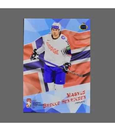 2021 AMPIR IIHF World Championship #NOR09 Magnus Brekke Henriksen (Team Norway)  | AMPIR Trading Cards