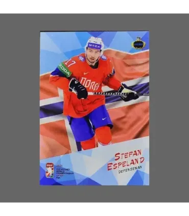 2021 AMPIR IIHF World Championship #NOR10 Stefan Espeland (Team Norway)  | AMPIR Trading Cards