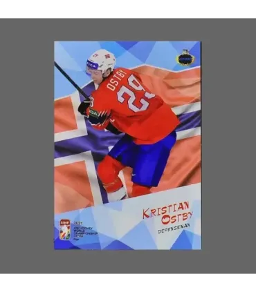 2021 AMPIR IIHF World Championship #NOR17 Kristian Ostby (Team Norway)  | AMPIR Trading Cards