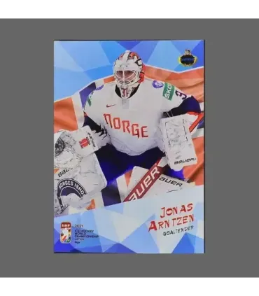 2021 AMPIR IIHF World Championship #NOR18 Jonas Arntzen (Team Norway) GK | AMPIR Trading Cards