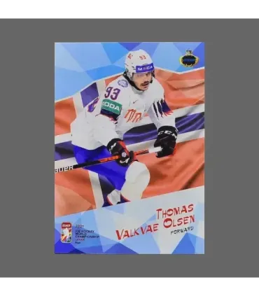 2021 AMPIR IIHF World Championship #NOR20 Thomas Valkvae Olsen (Team Norway)  | AMPIR Trading Cards