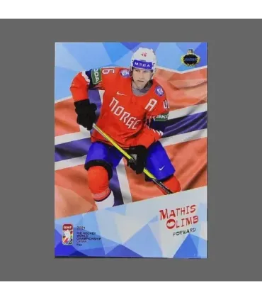 2021 AMPIR IIHF World Championship #NOR23 Mathis Olimb (Team Norway)  | AMPIR Trading Cards