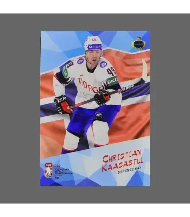 2021 AMPIR IIHF World Championship #NOR24 Christian Kaasastul (Team Norway)  | AMPIR Trading Cards