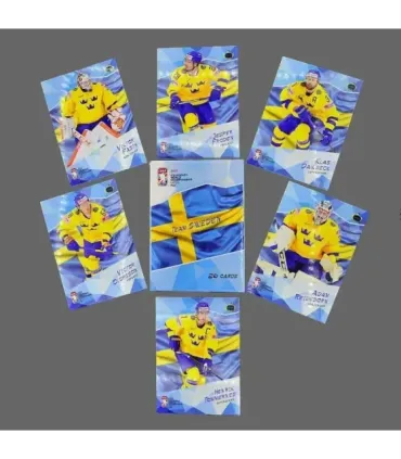 2021 AMPIR IIHF World Championship   Team SWEDEN SET (25 cards) | AMPIR Trading Cards