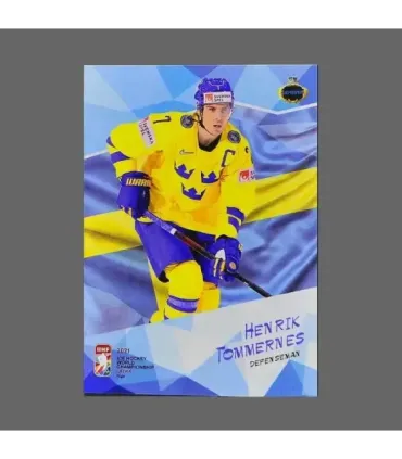 2021 AMPIR IIHF World Championship #SWE02 Henrik Tommernes (Team Sweden)  | AMPIR Trading Cards