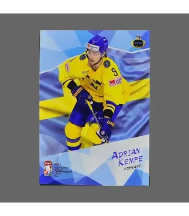 2021 AMPIR IIHF World Championship #SWE03 Adrian Kempe (Team Sweden)  | AMPIR Trading Cards