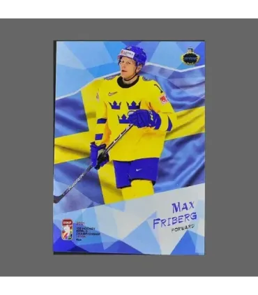 2021 AMPIR IIHF World Championship #SWE04 Max Friberg (Team Sweden)  | AMPIR Trading Cards